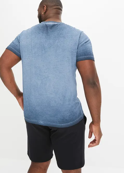 T-skjorte i økologisk bomull i vasket look, bonprix