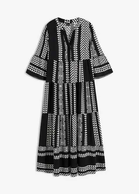 Maxikjole i lett viskose, bonprix