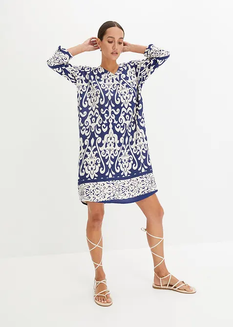 Tunikakjole i lett viskose, bonprix