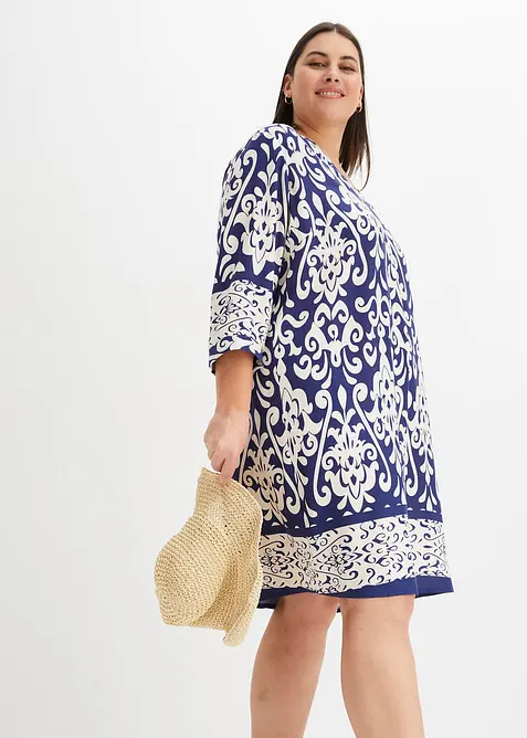 Tunikakjole i lett viskose, bonprix