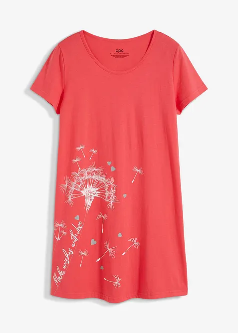 Nattkjole i &oslash;kologisk bomull, bonprix