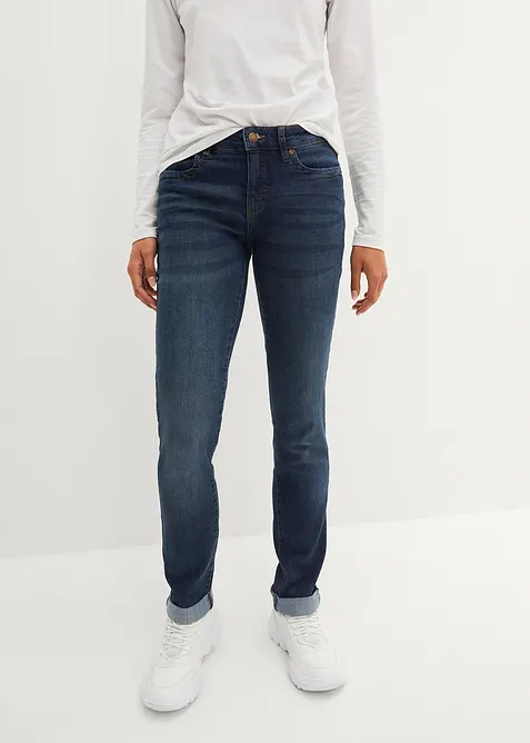 Straight-jeans Mid Waist, Stretch, bonprix