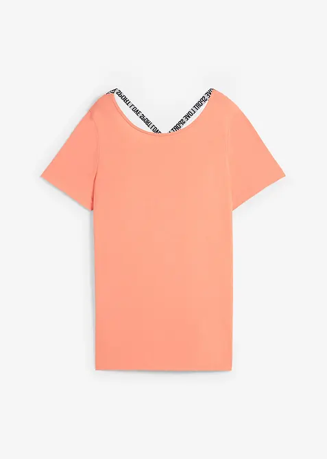 Lang treningstopp med utringning i ryggen, bonprix