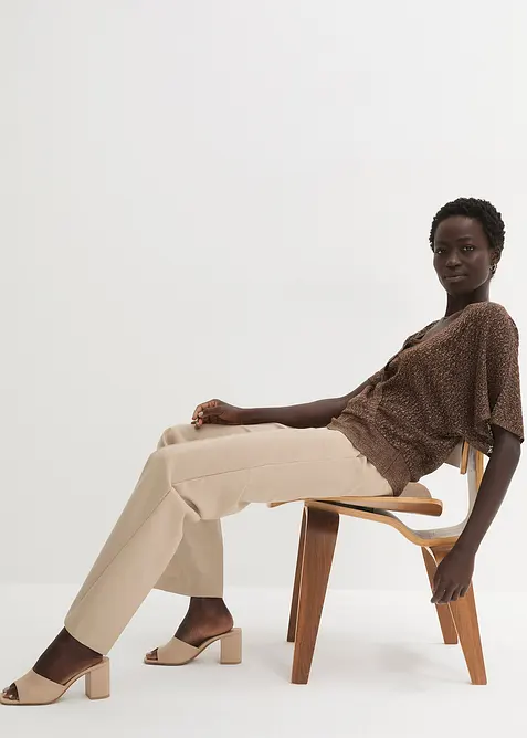 Genser med hullm&oslash;nster, bonprix