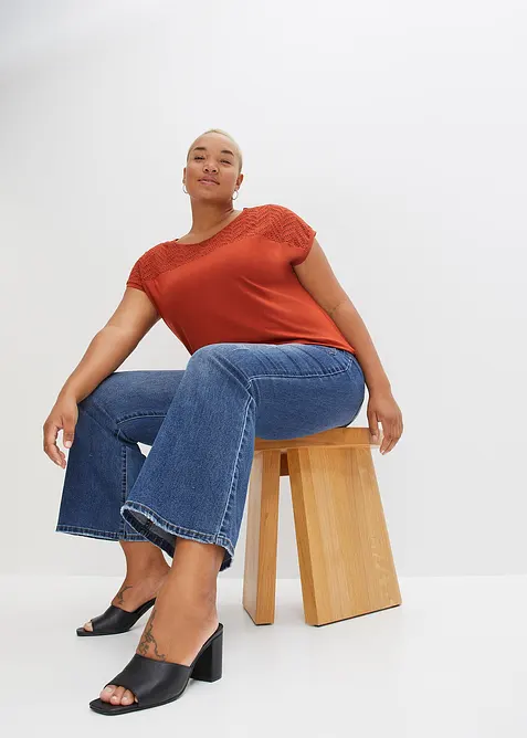 Topp i myk viskose, bonprix