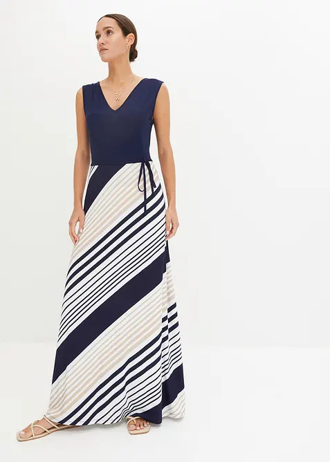 Maxikjole i myk viskosemiks, bonprix