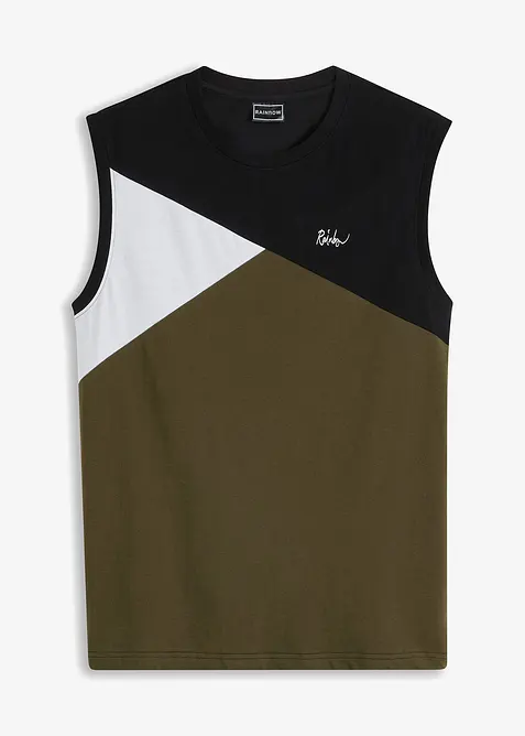 Singlet i 100% &oslash;kologisk bomull, bonprix