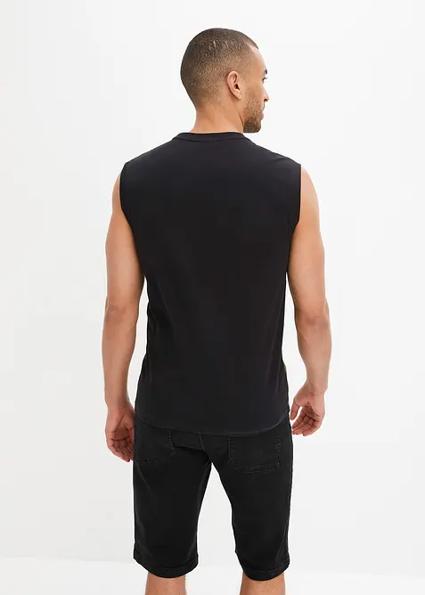Singlet i 100% &oslash;kologisk bomull, bonprix