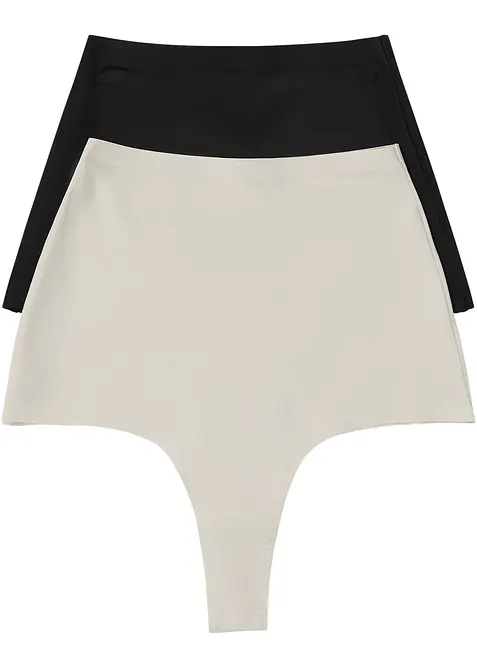 Seamless shape-stringtruse , middels formende (2-pack), bonprix