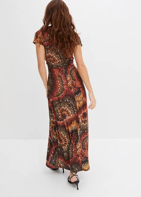 M&oslash;nstret maxikjole i jersey, bonprix