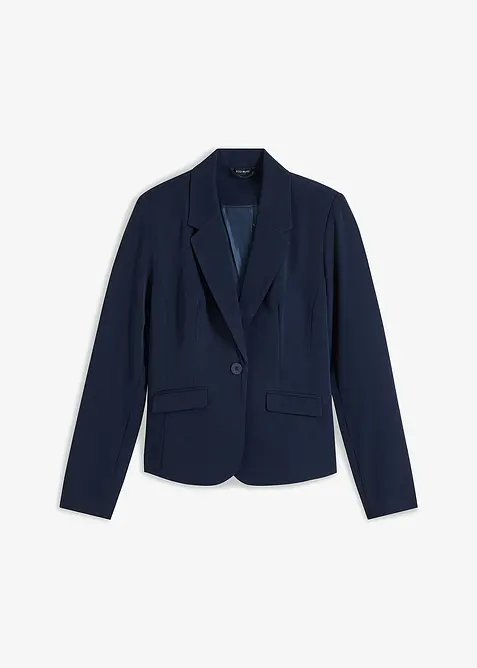 Kort blazer med klaffelommer, bonprix