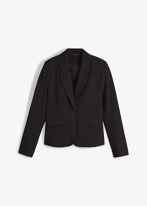 Kort blazer med klaffelommer, bonprix