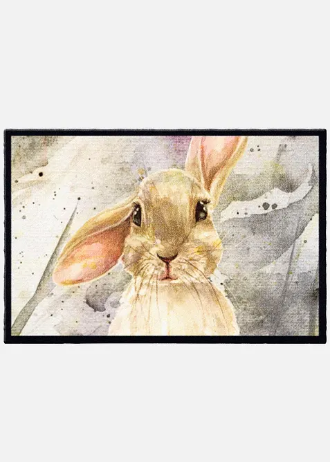 D&oslash;rmatte med haremotiv, bonprix