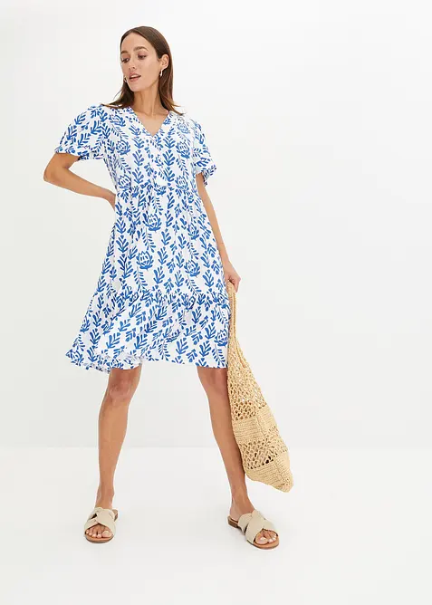 Tunikakjole i 100% viskose, bonprix