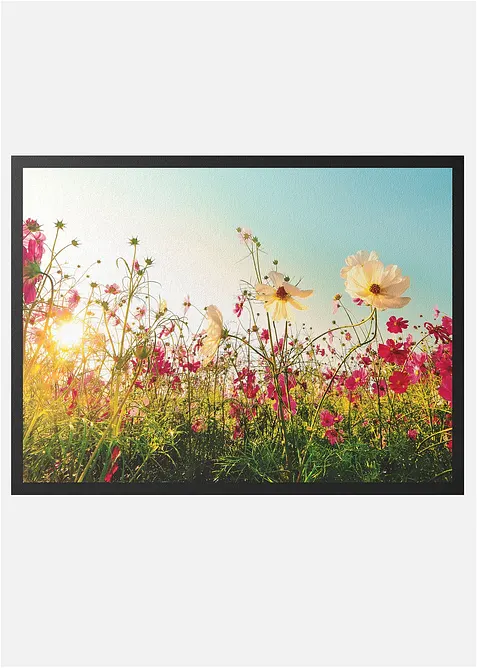 D&oslash;rmatte med blomstereng, bonprix