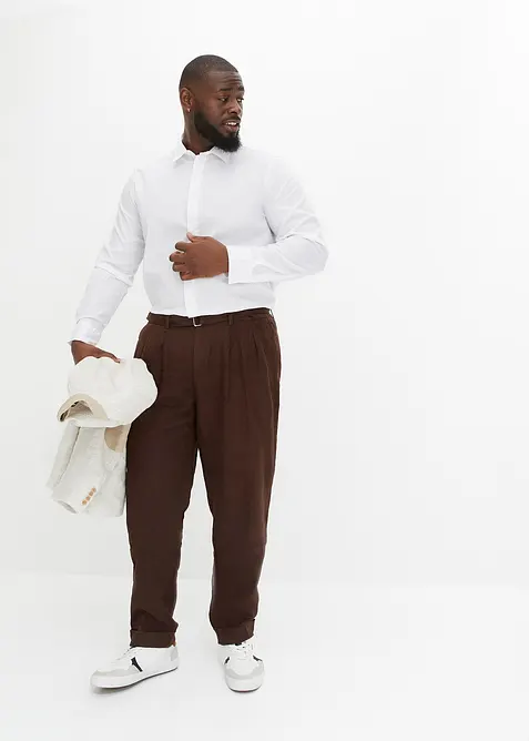 Skjorte med stretch, Slim Fit, bonprix