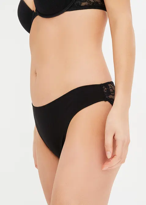 Truse med blonder (6-pack), bonprix