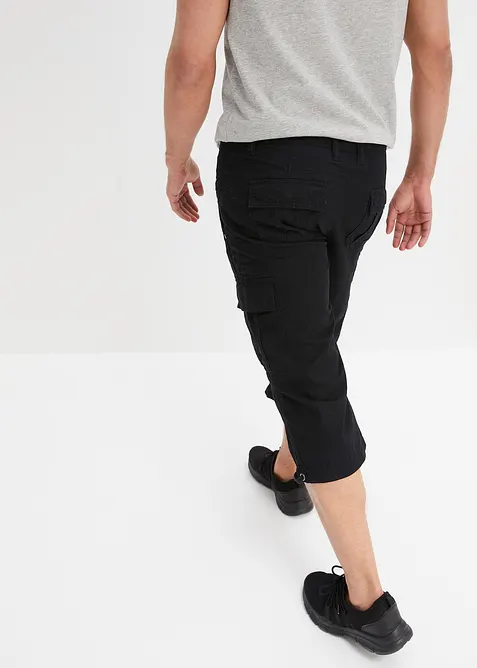 Regular Fit-cargo-bermudashorts i 100% bomull, lang, bonprix