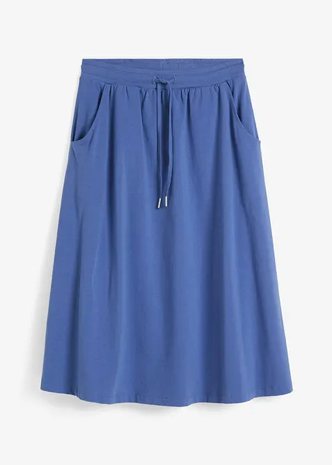 Jerseyskj&oslash;rt i bomullsmiks, bonprix