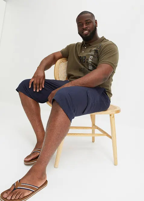 Sweat-bermudashorts i 100% &oslash;kologisk bomull, bonprix