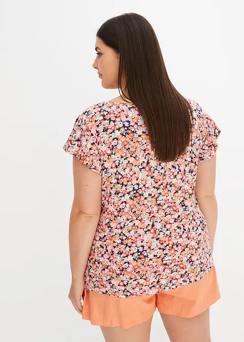 Topp med volangermer, bonprix