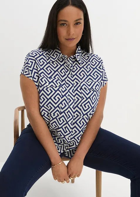 Bluse i lett viskose, bonprix