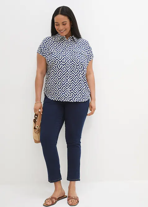 Bluse i lett viskose, bonprix