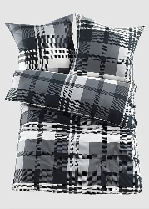 Sengesett med rutemønster, bonprix