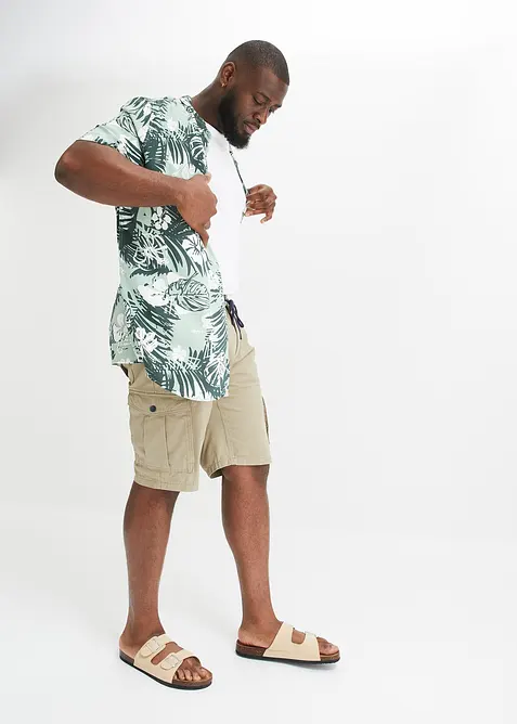 Kortermet skjorte i viskose, bonprix