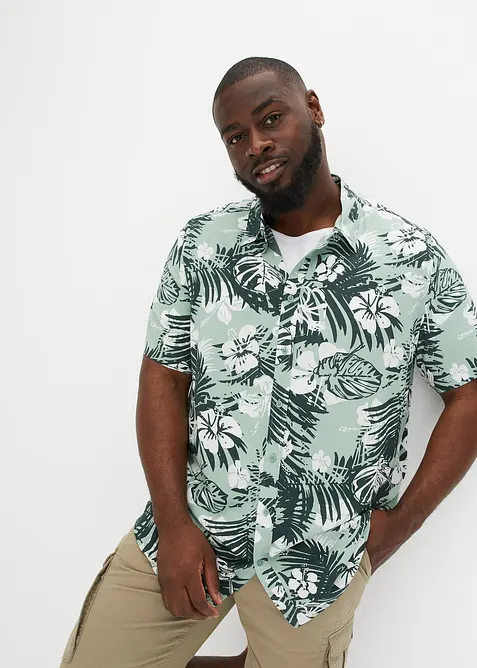 Kortermet skjorte i viskose, bonprix