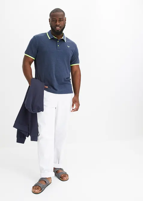 Piké-poloskjorte av 100% økologisk bomull, bonprix