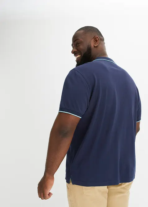 Piké-poloskjorte i økologisk bomull, bonprix