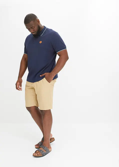 Piké-poloskjorte i økologisk bomull, bonprix