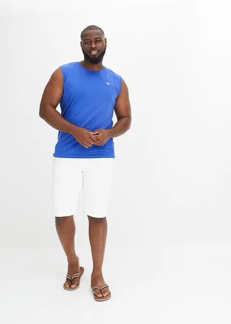 Singlet i 100% økologisk bomull (2-pack), bonprix