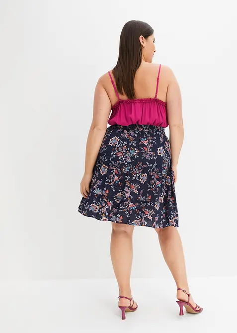 Miniskjørt i lett viskose, bonprix