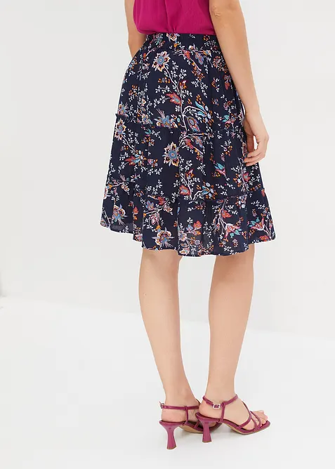 Miniskjørt i lett viskose, bonprix