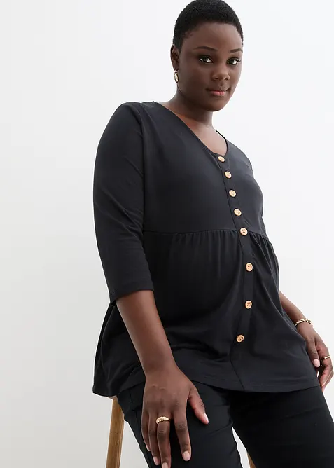 2-i-1-mammatopp i &oslash;kologisk bomull, bonprix