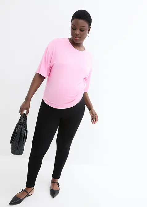 Mammaleggings i økologisk bomull (2-pack), bonprix