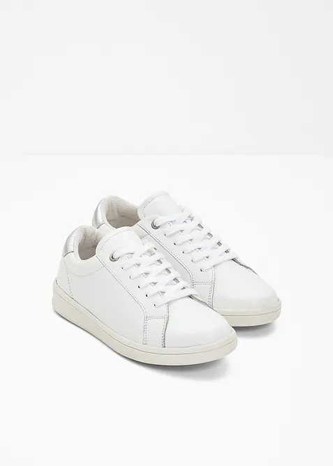 Sneakers i skinn, bonprix