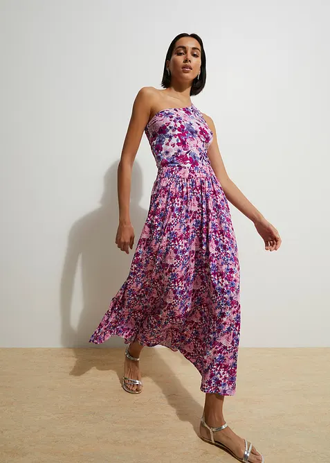 Maxiskjørt i 100% viskose, bonprix