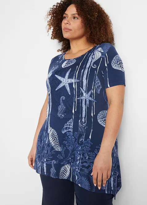 Lang topp i myk viskosemiks, bonprix