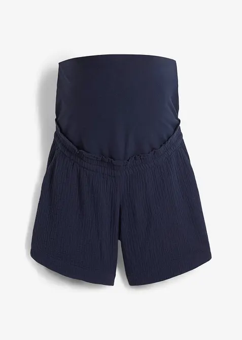 Mammashorts i 100% bomullsmusselin, bonprix