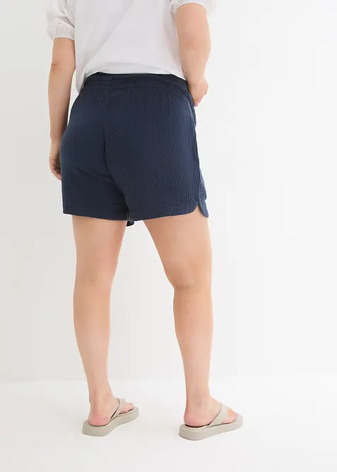 Mammashorts i 100% bomullsmusselin, bonprix