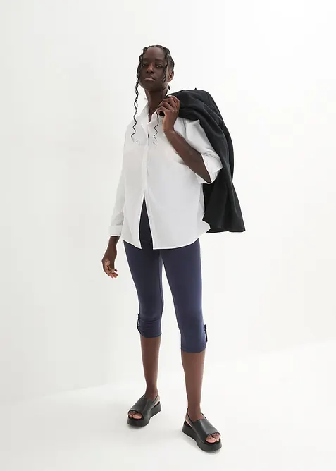 Caprileggings i økologisk bomull, bonprix