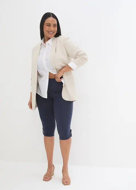 Caprileggings i &oslash;kologisk bomull, bonprix