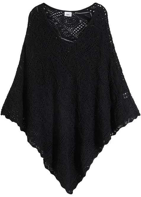 Poncho i heklet stil, bonprix