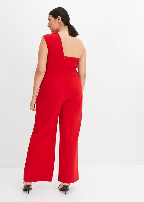 Jumpsuit i strukturert krepp, bonprix