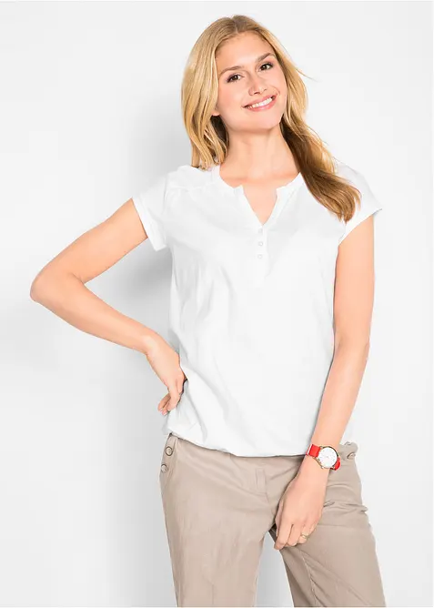 Bomullstopp, kortermet, bonprix