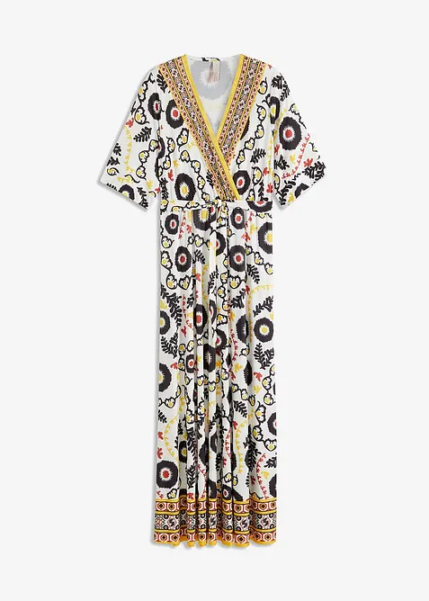 Jerseykjole med knytebelte, bonprix