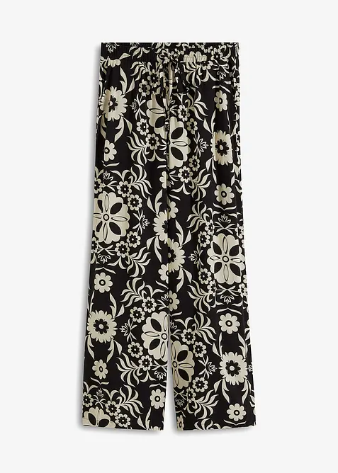 Vid bukse i lett viskose, bonprix